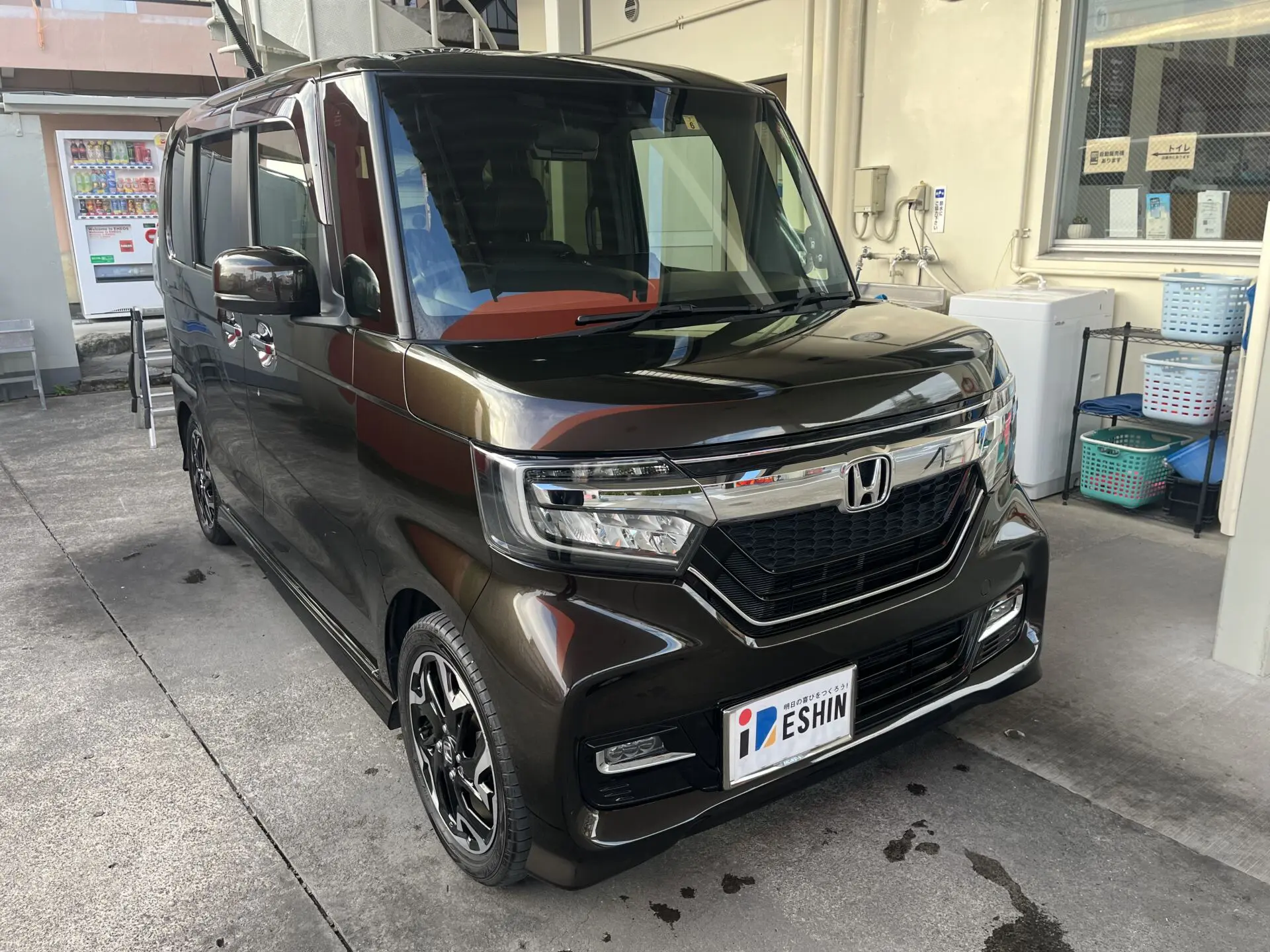 水垢除去＆コーティングメンテナンス】（ホンダ）N-BOX - 静岡県富士市