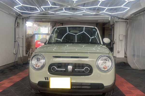 スズキ・ラパンにフレッシュキーパー施工|「洗車する時間がない」から選んだコーティング